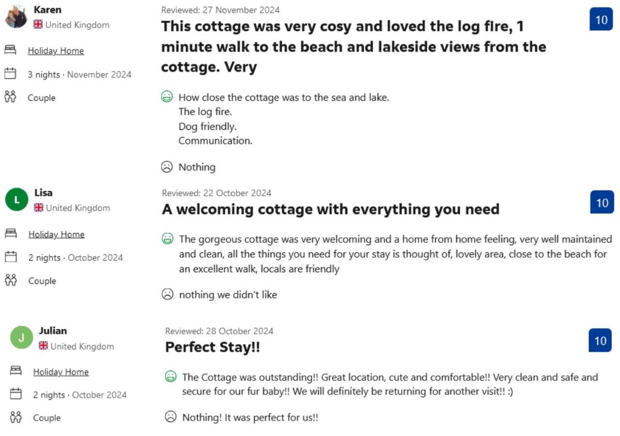 Fisherman's Cottage: Romantic Lakeside Retreat with Log Burner Mablethorpe Exterior photo