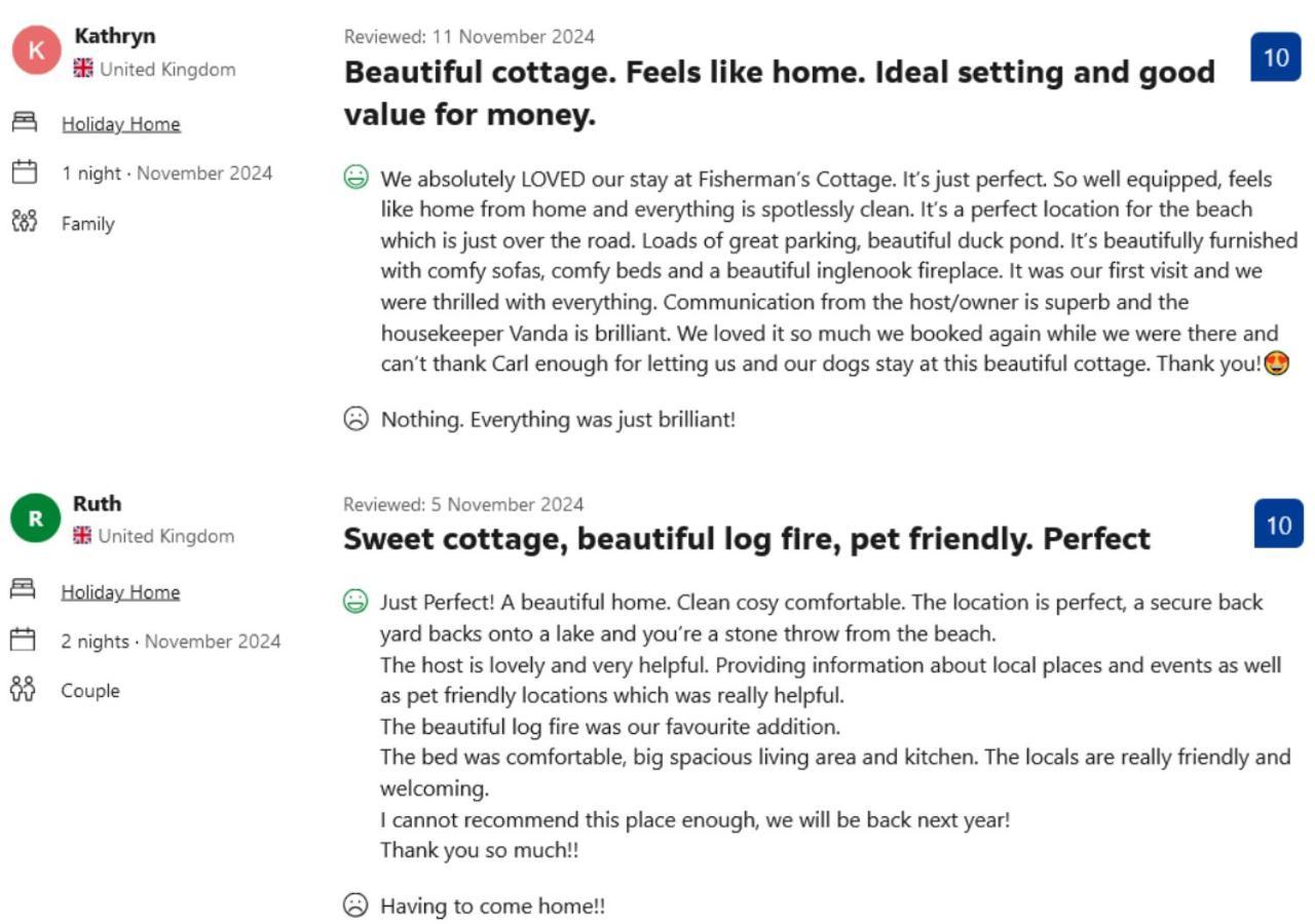 Fisherman's Cottage: Romantic Lakeside Retreat with Log Burner Mablethorpe Exterior photo